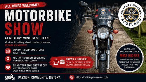 Motorbike Show at Military Museum Scotland